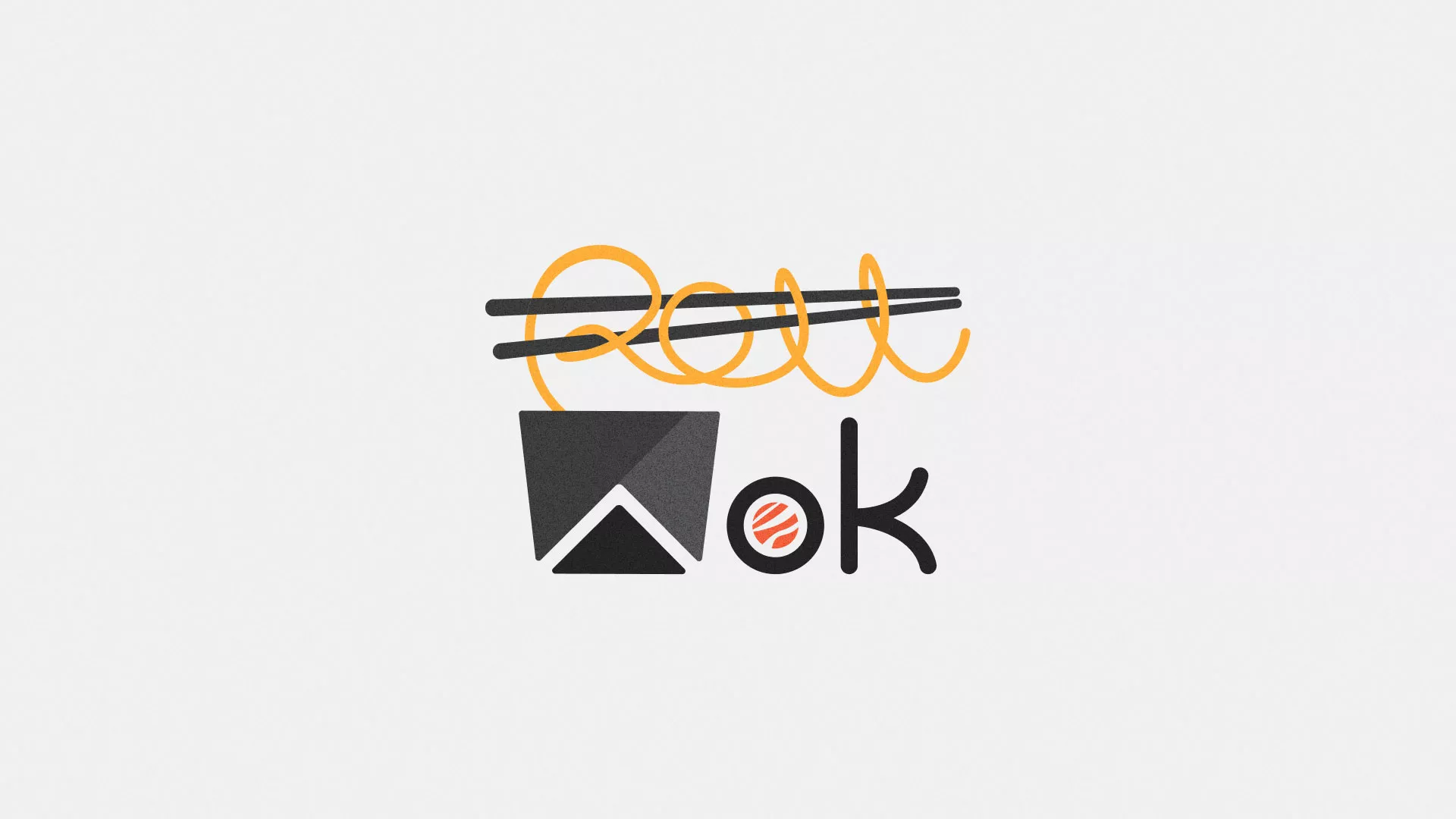 Разработка логотипа в Мурманске для суши-бара «Roll Wok Club» Разработка логотипа в Мурманске для суши-бара «Roll Wok Club»